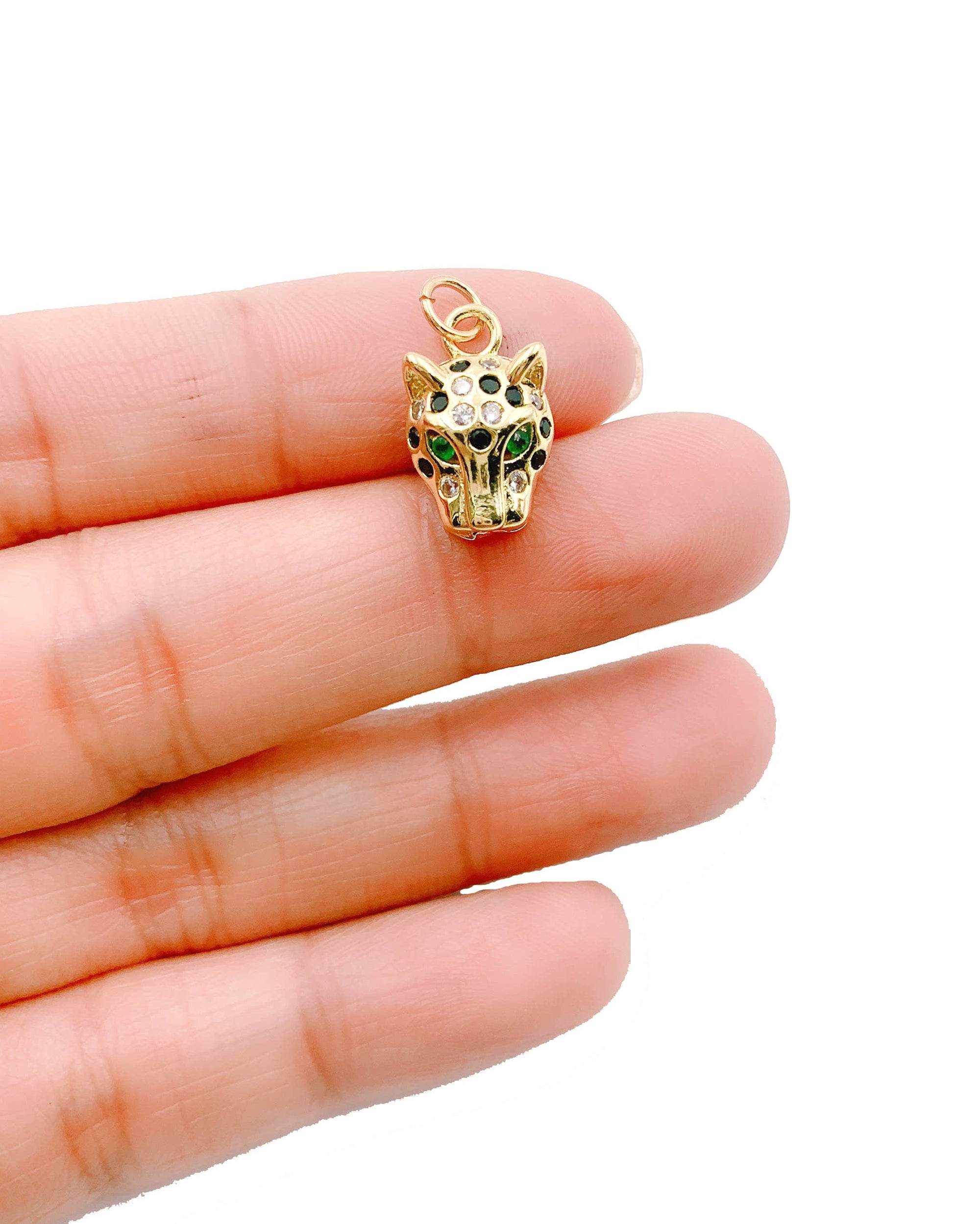Leopard Head Charm
