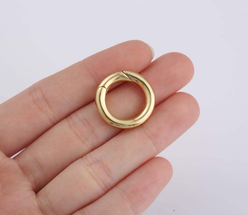 15mm Spring Ring Charm Holder