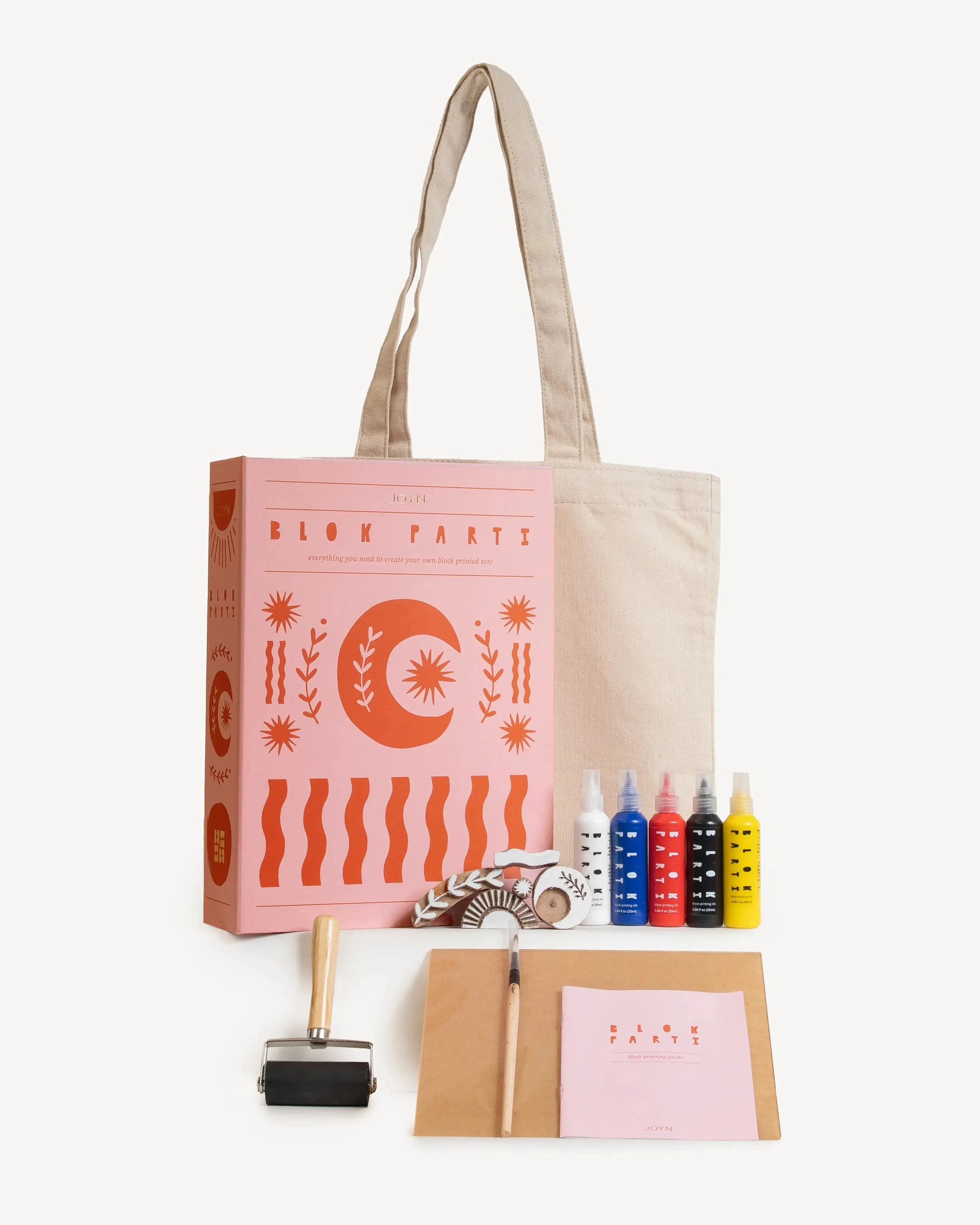 BLOK PARTI Block Printing Kit - Cosmic Print Tote Bag