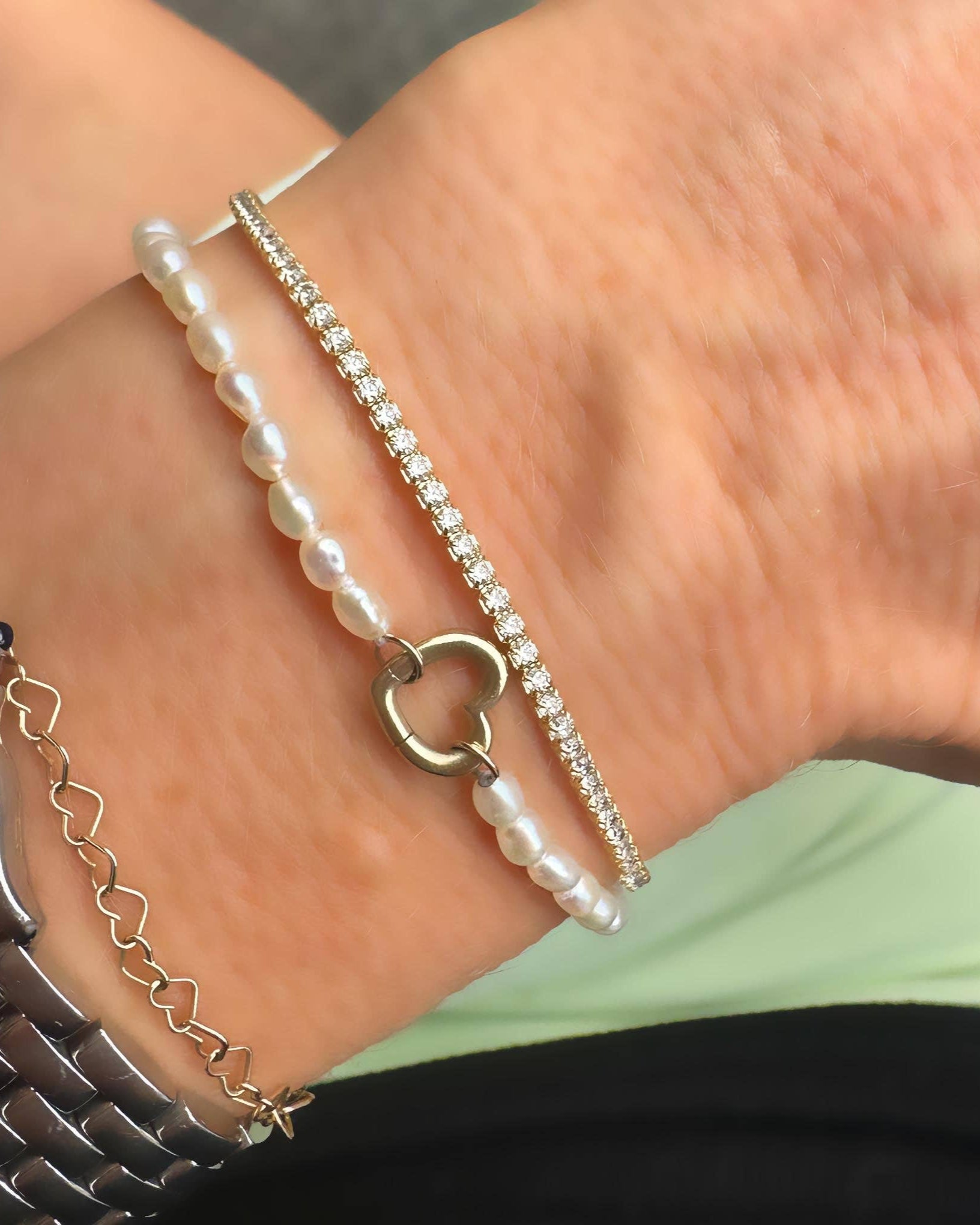 Mini Crystal Dazzle Tennis Bracelet