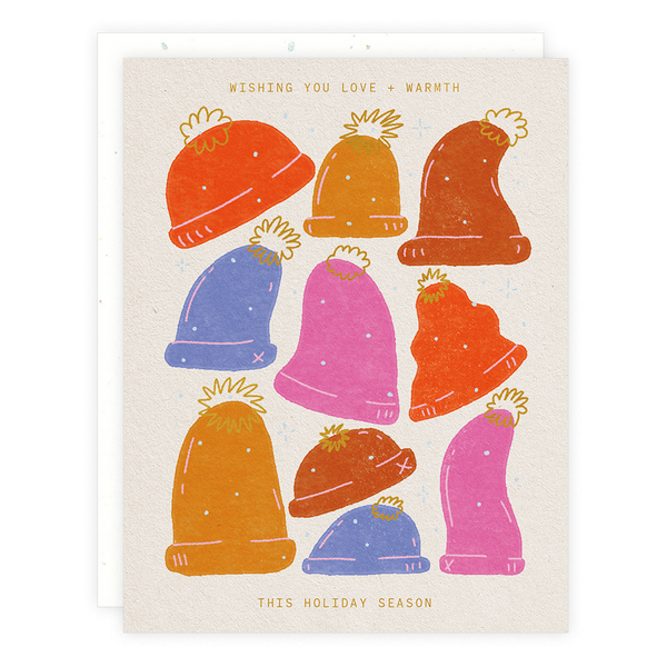 Winter Hats Card