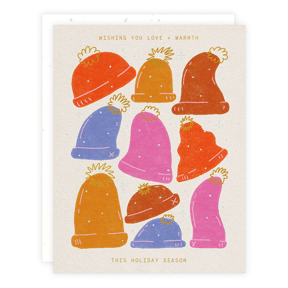 Winter Hats Card