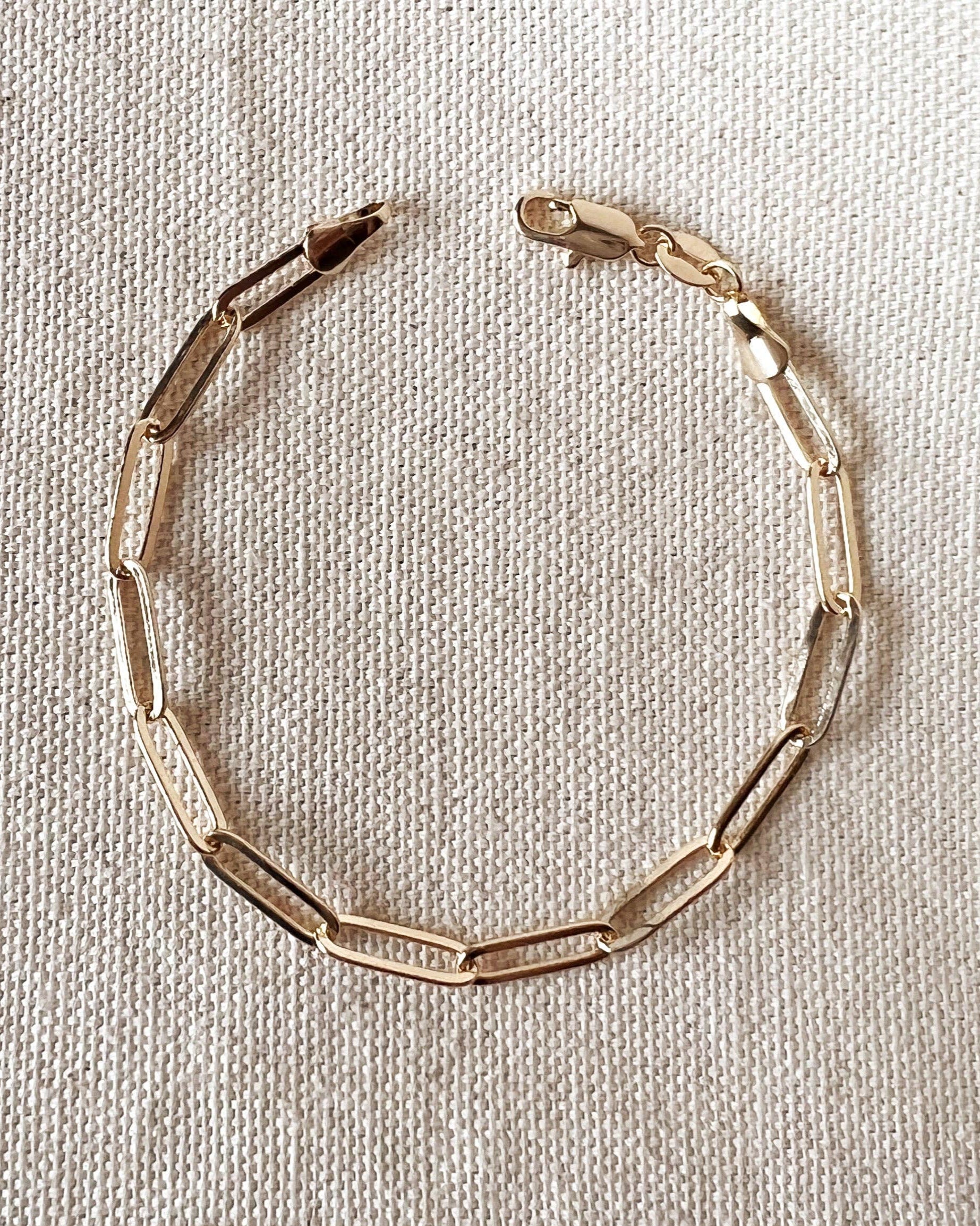 Large Paperclip Bracelet- Charmbar