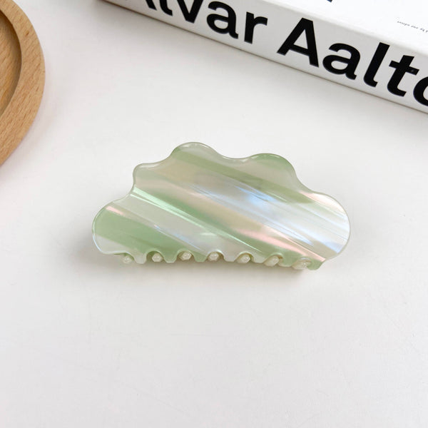 Colorful Cloud Acetate Claw Clip