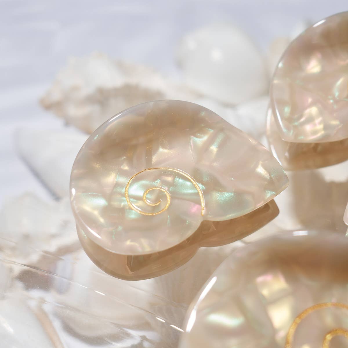 Siren Claw - Sea Shell Acetate Mermaid Hair Clip