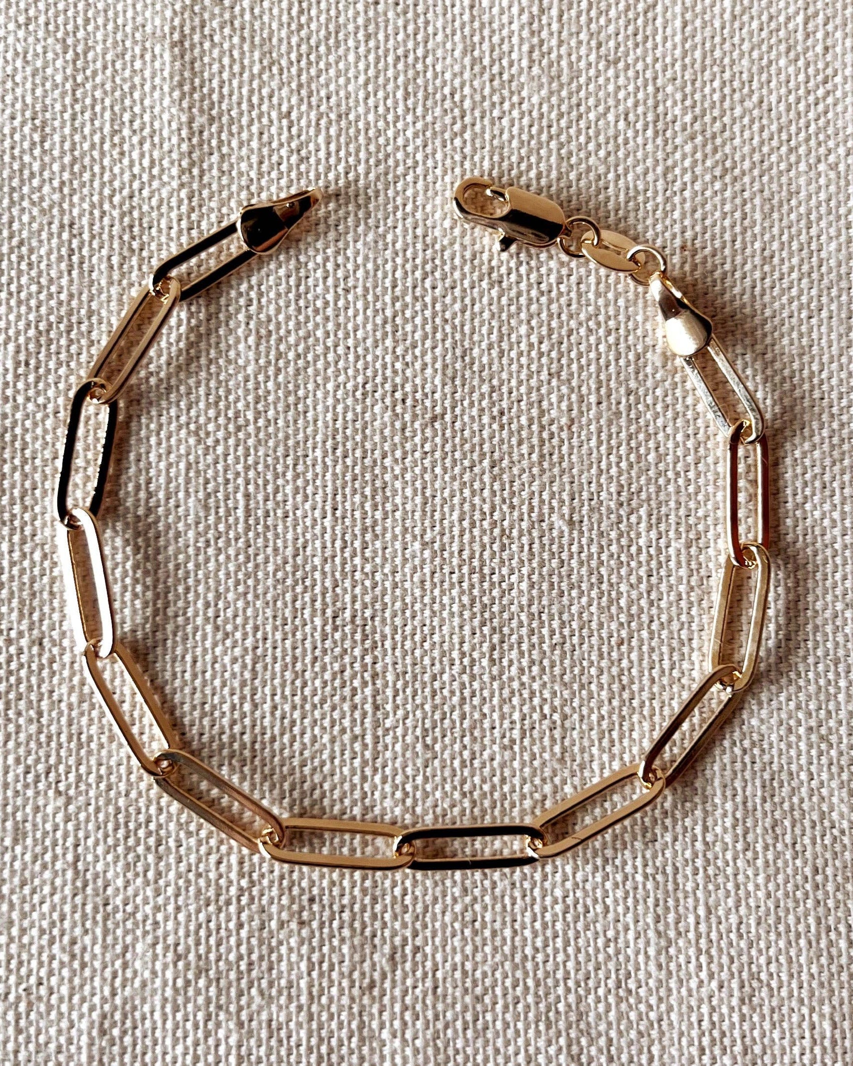 Large Paperclip Bracelet- Charmbar
