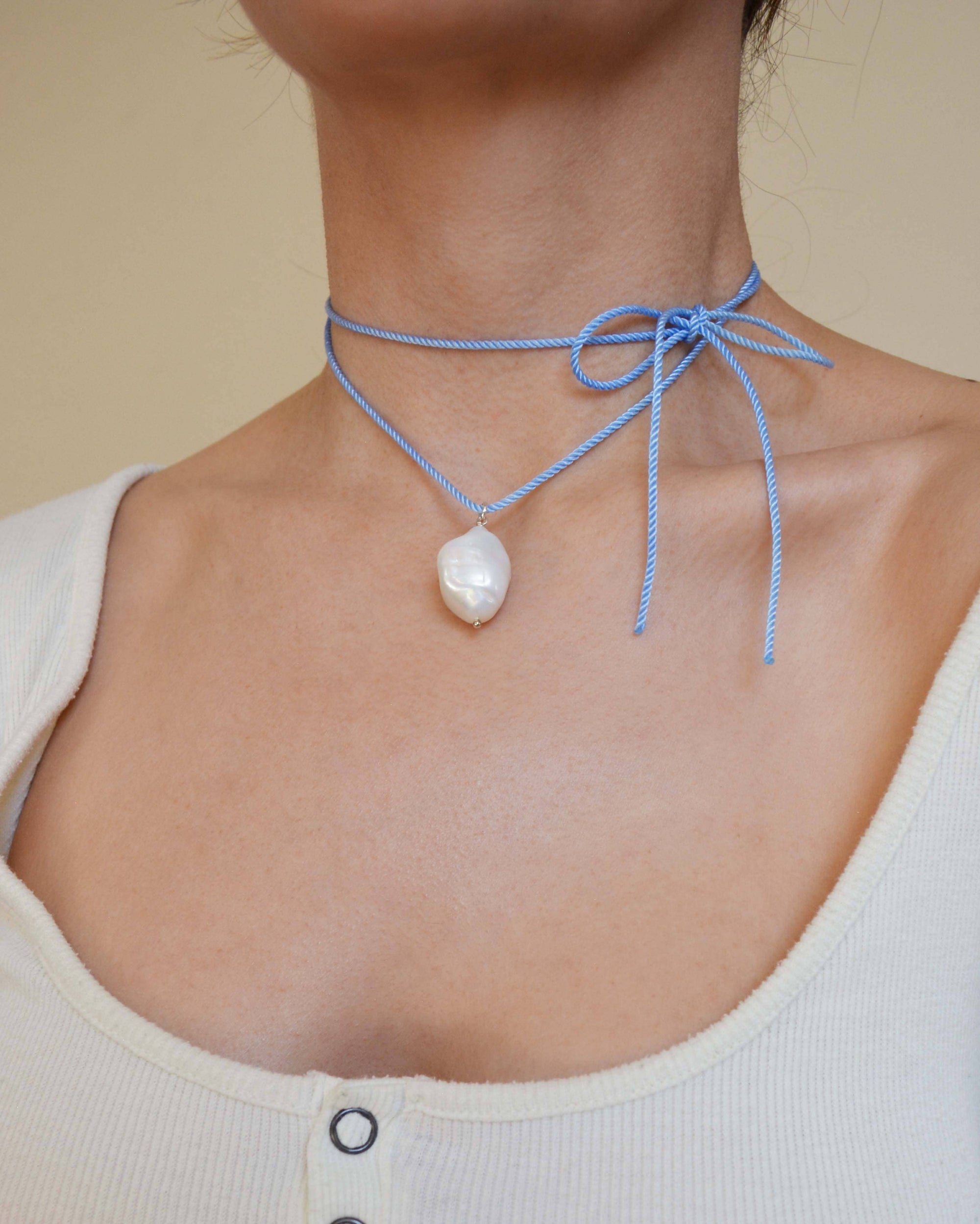 Rope Pearl Necklace