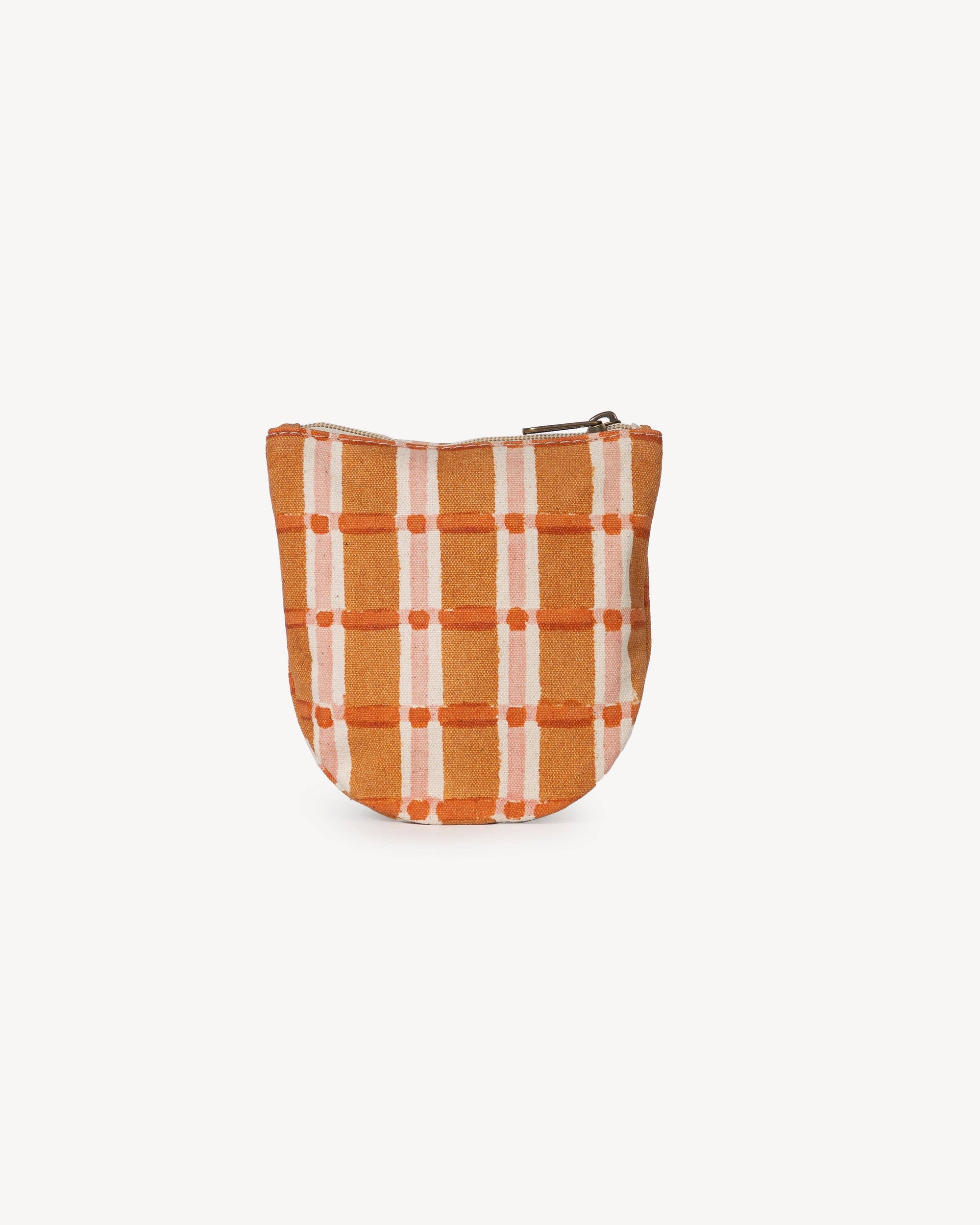 Half Moon Pouch - Ember Plaid