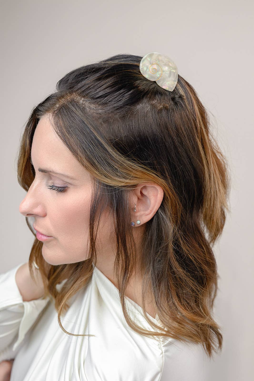 Siren Claw - Sea Shell Acetate Mermaid Hair Clip