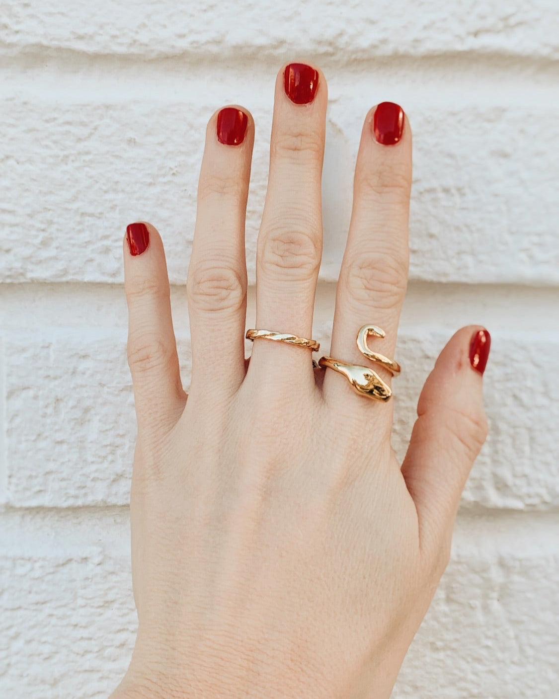Serpent Guardian Wrap Ring