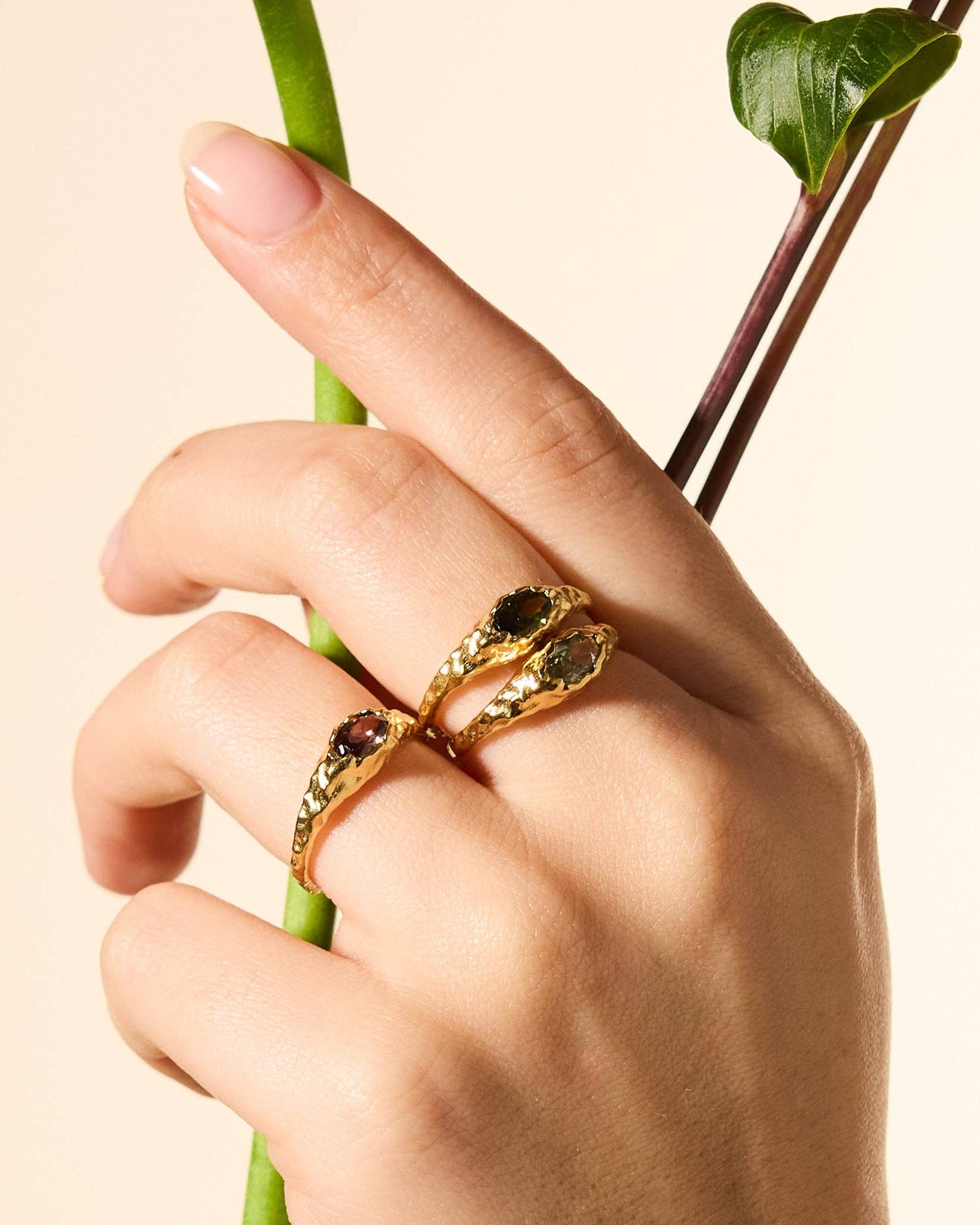 Maria Mini Celadon Ring