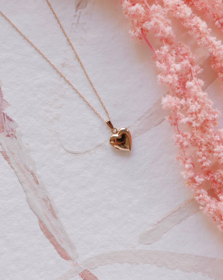 Mini Heart Locket Necklace