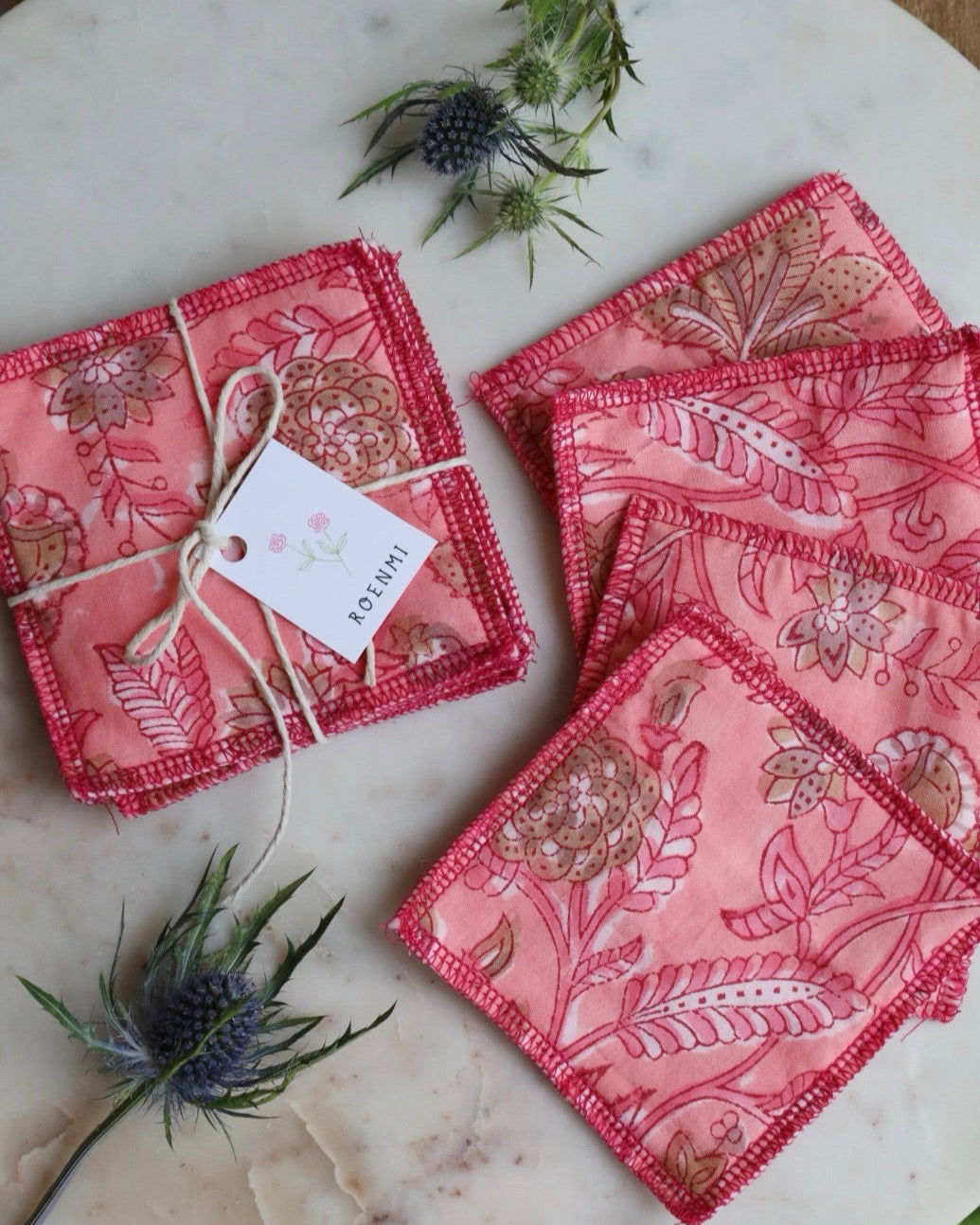 Block Print Coasters