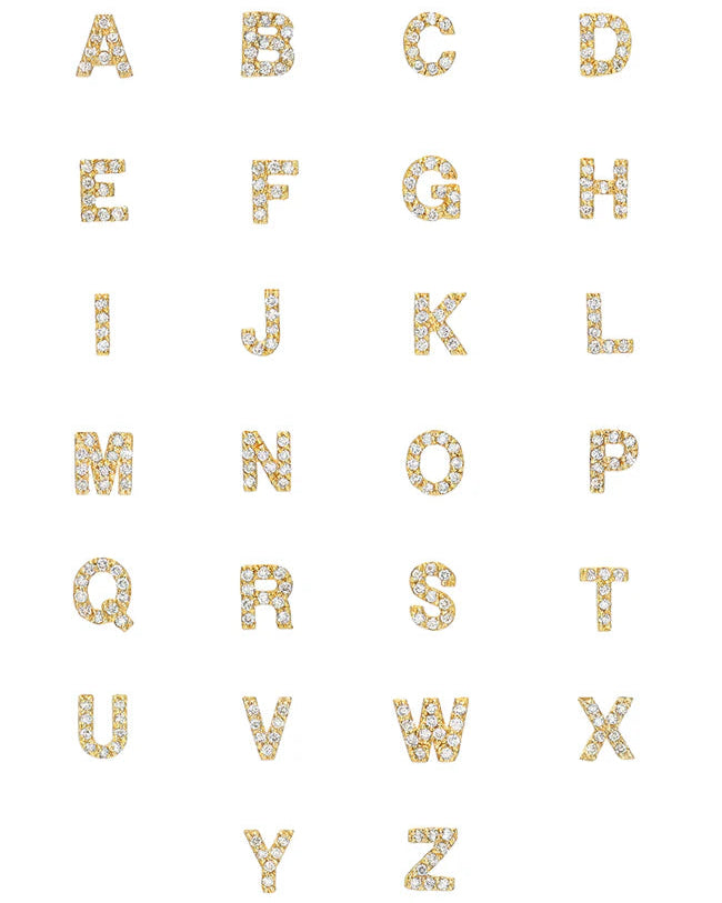Mini Diamond Initial Bracelet
