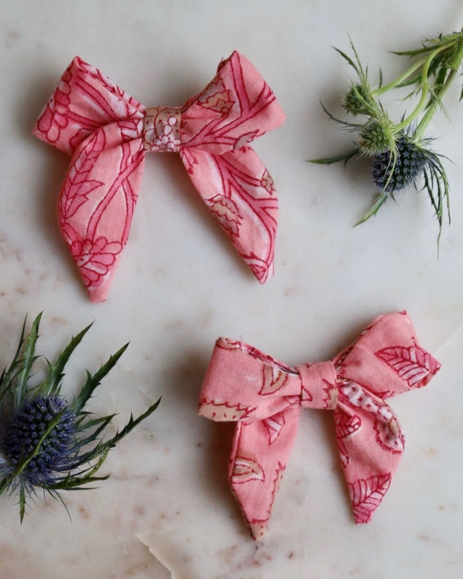 Block Print Hair Clip