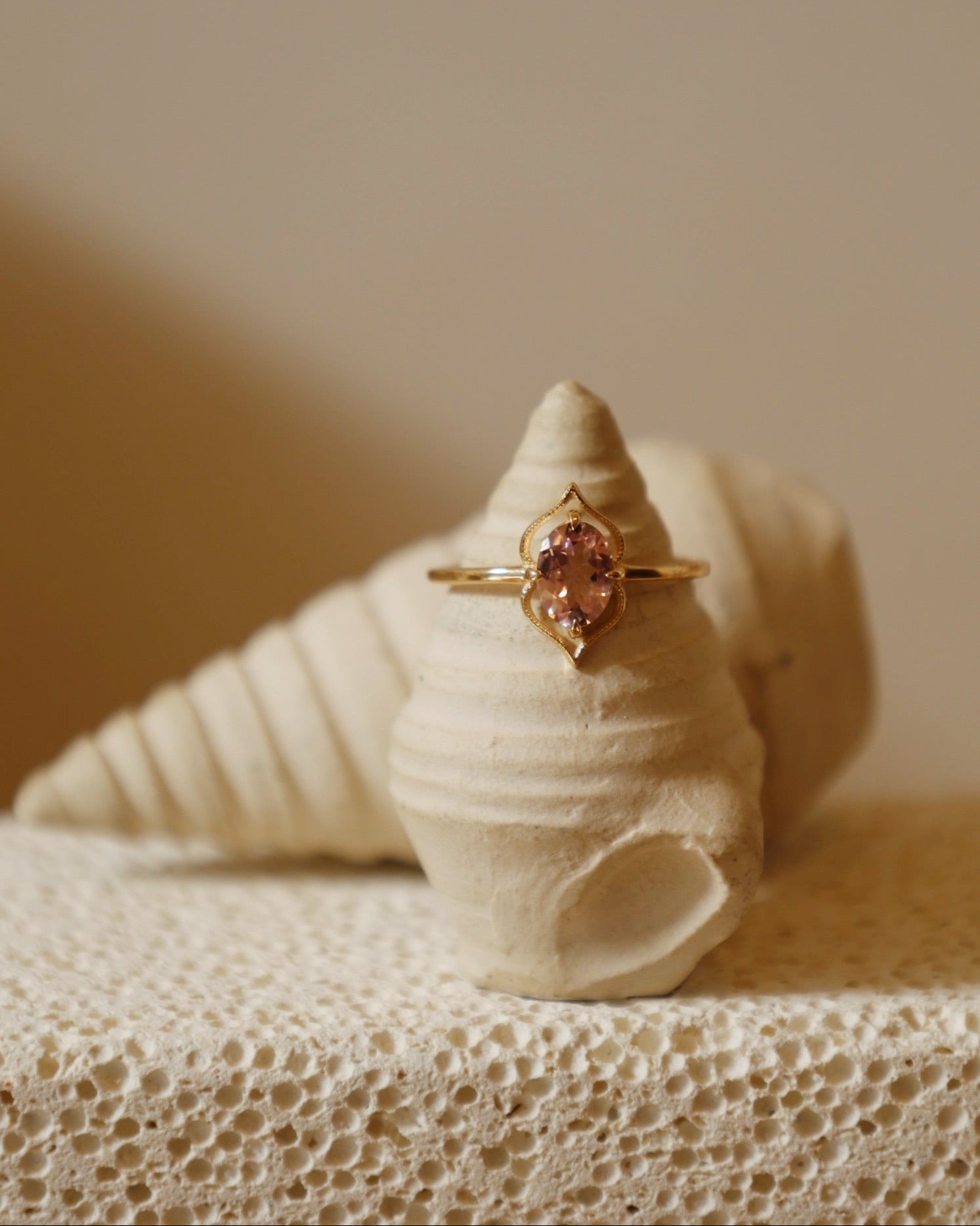 Freya Watermelon Tourmaline Ring