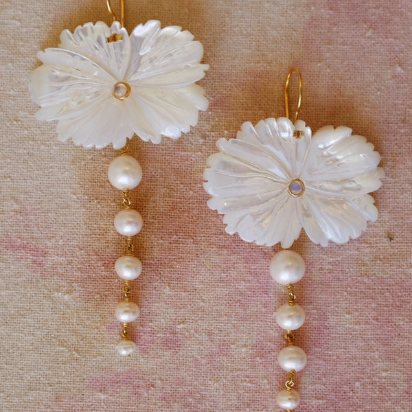 Magnolia Drop Earrings