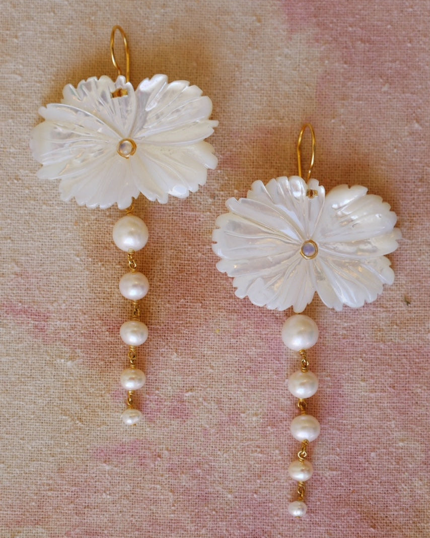 Magnolia Drop Earrings
