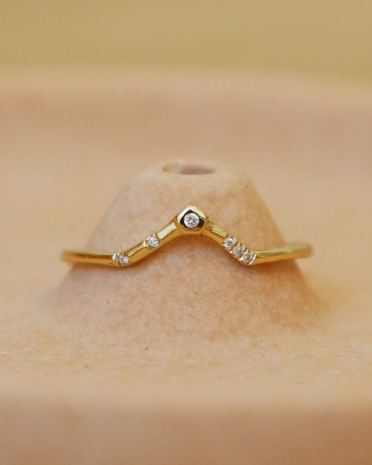 Diamond Mod Arc Ring