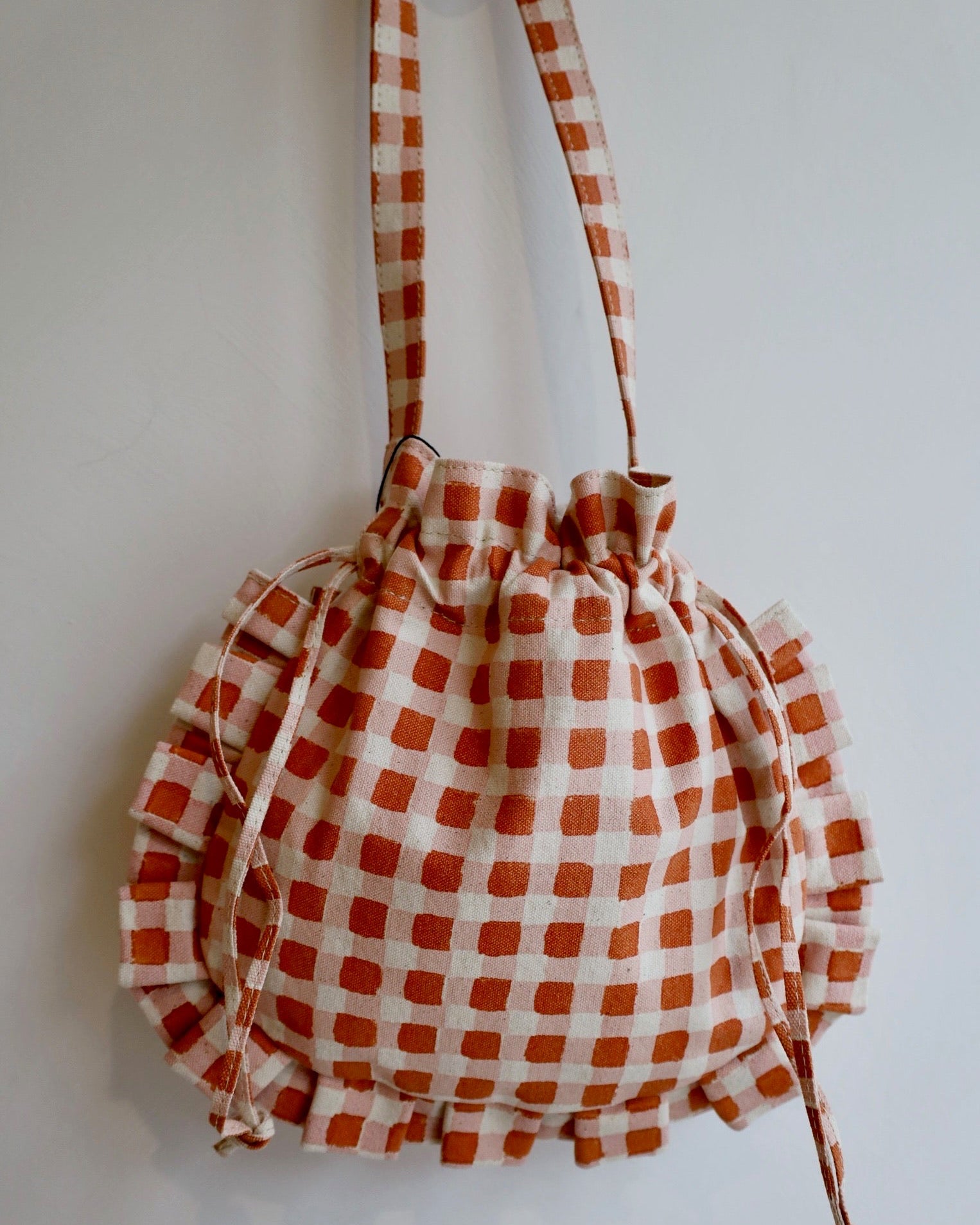 Momo Crossbody Bag - Harvest Gold Gingham