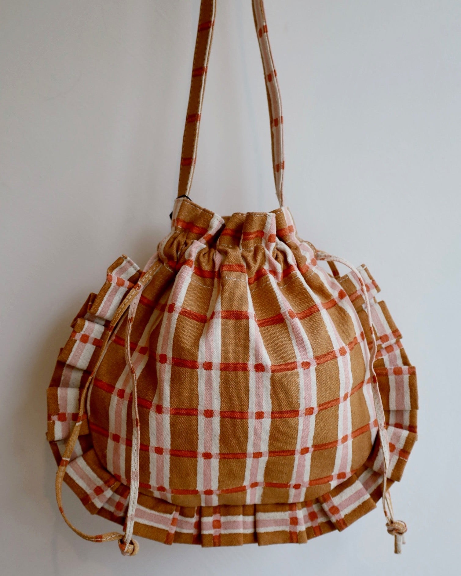 Momo Crossbody Bag - Ember Plaid