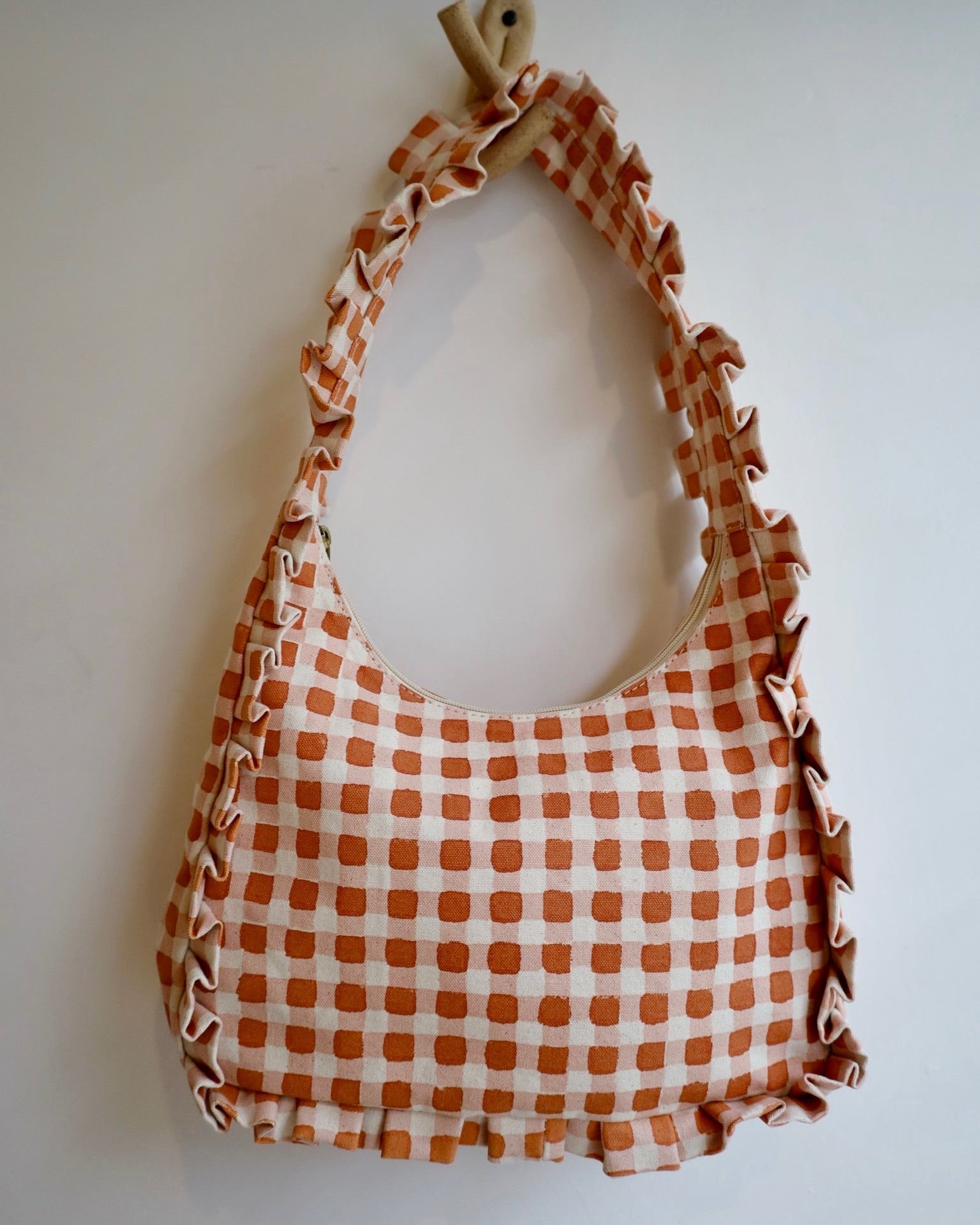 Momo Shoulder Bag - Harvest Gold Gingham