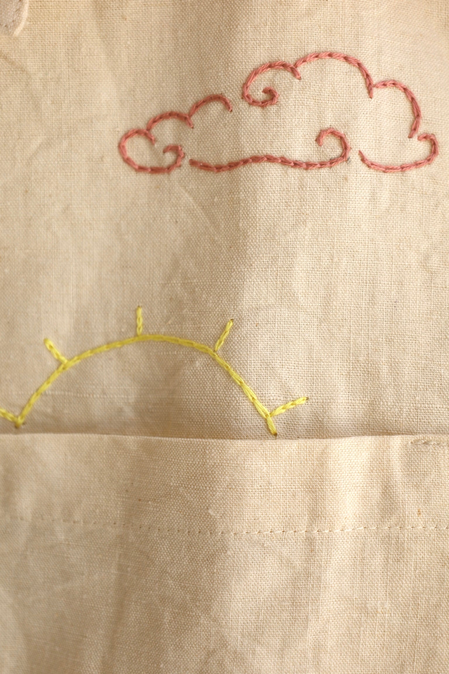 Handmade Linen Embroidered Shirt Coat