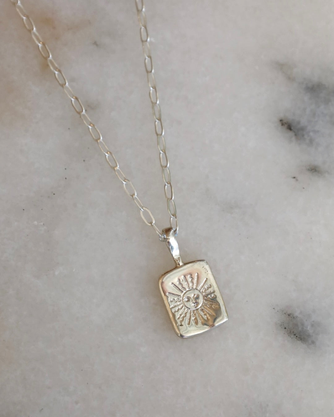 Sun Tarot Card Pendant