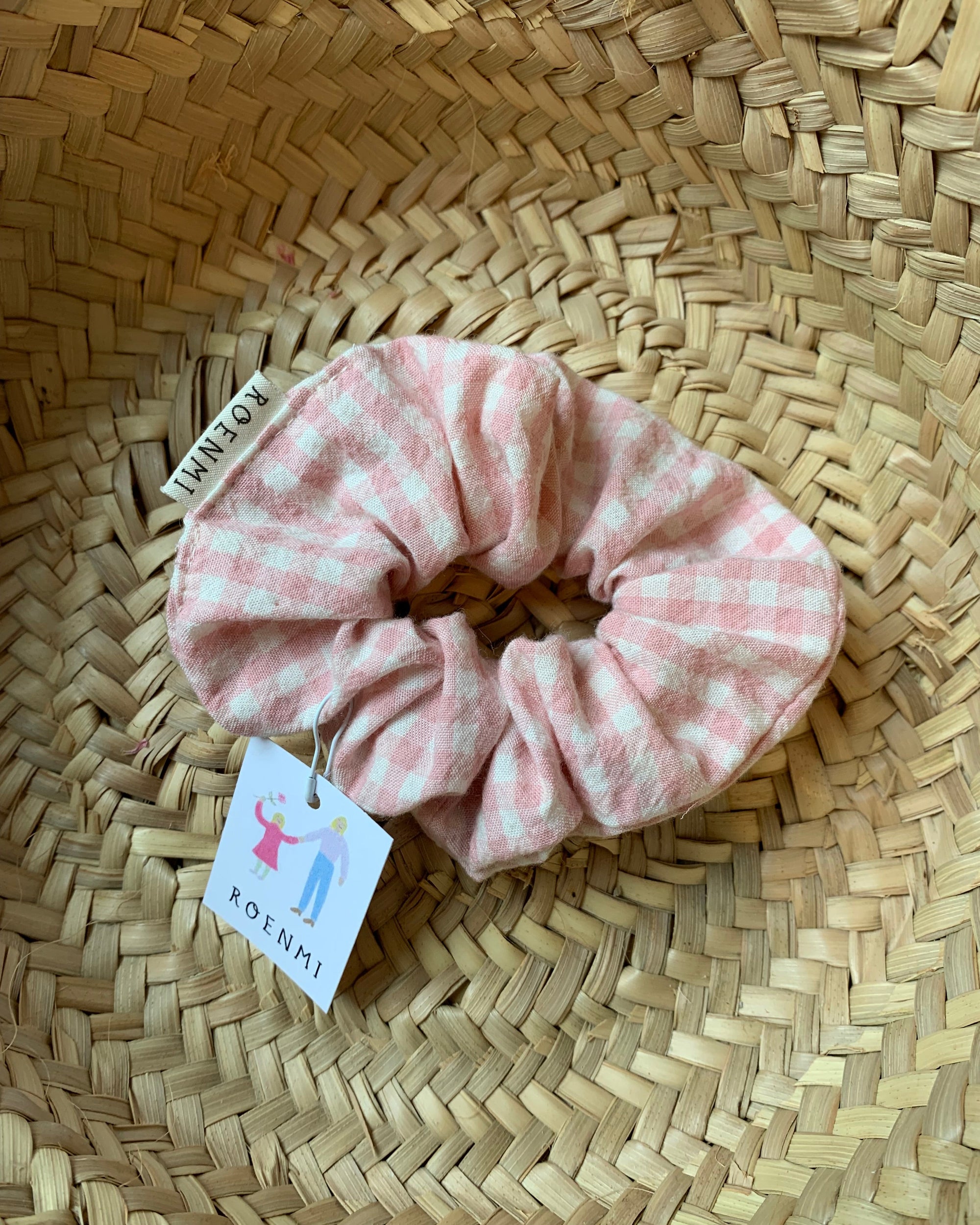Block Print Scrunchie