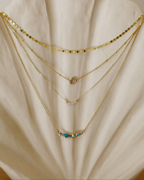 Diamond Cascade Pendant Necklace - Marigold Jewelry