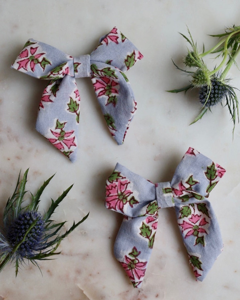Block Print Hair Clip
