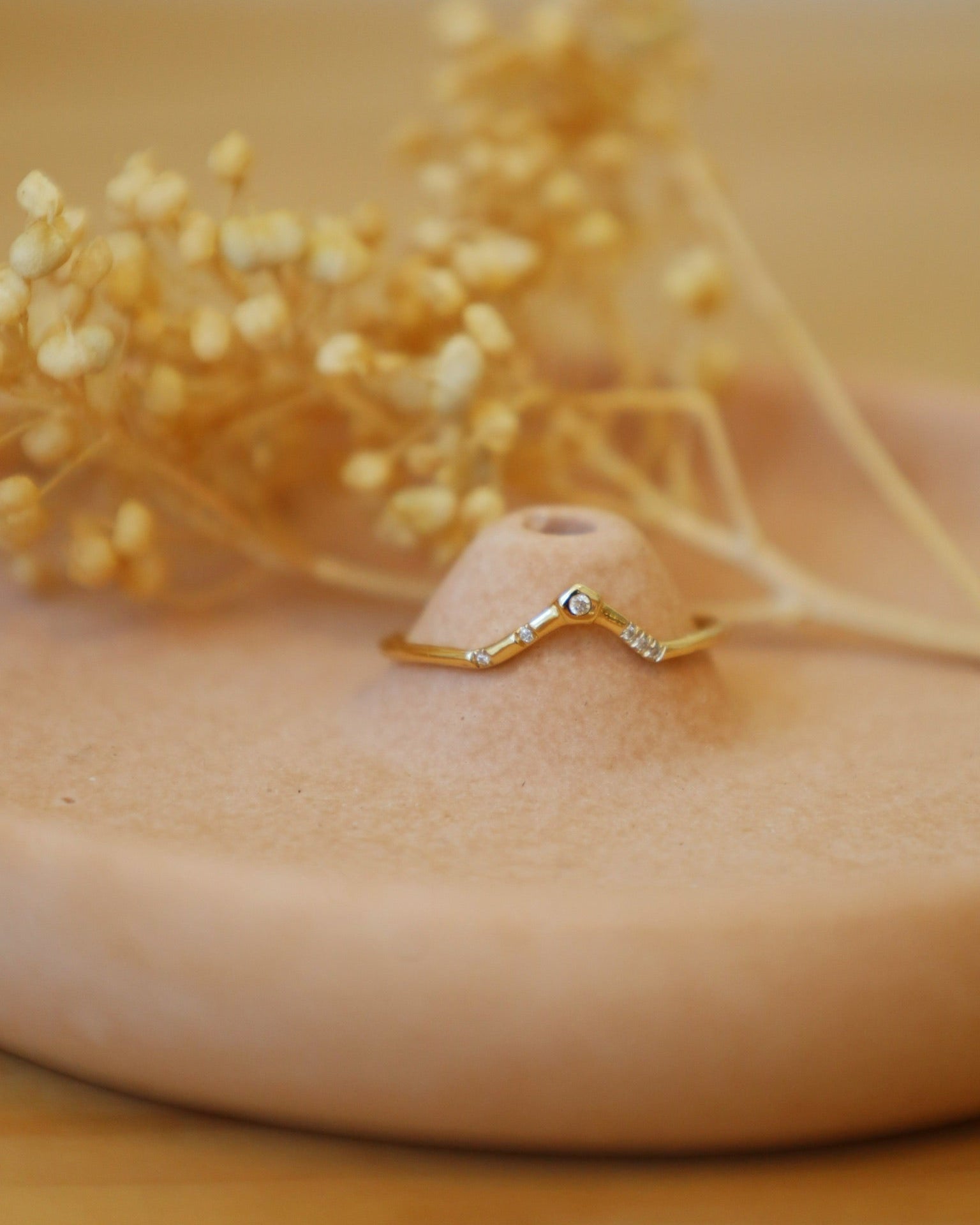 Diamond Mod Arc Ring