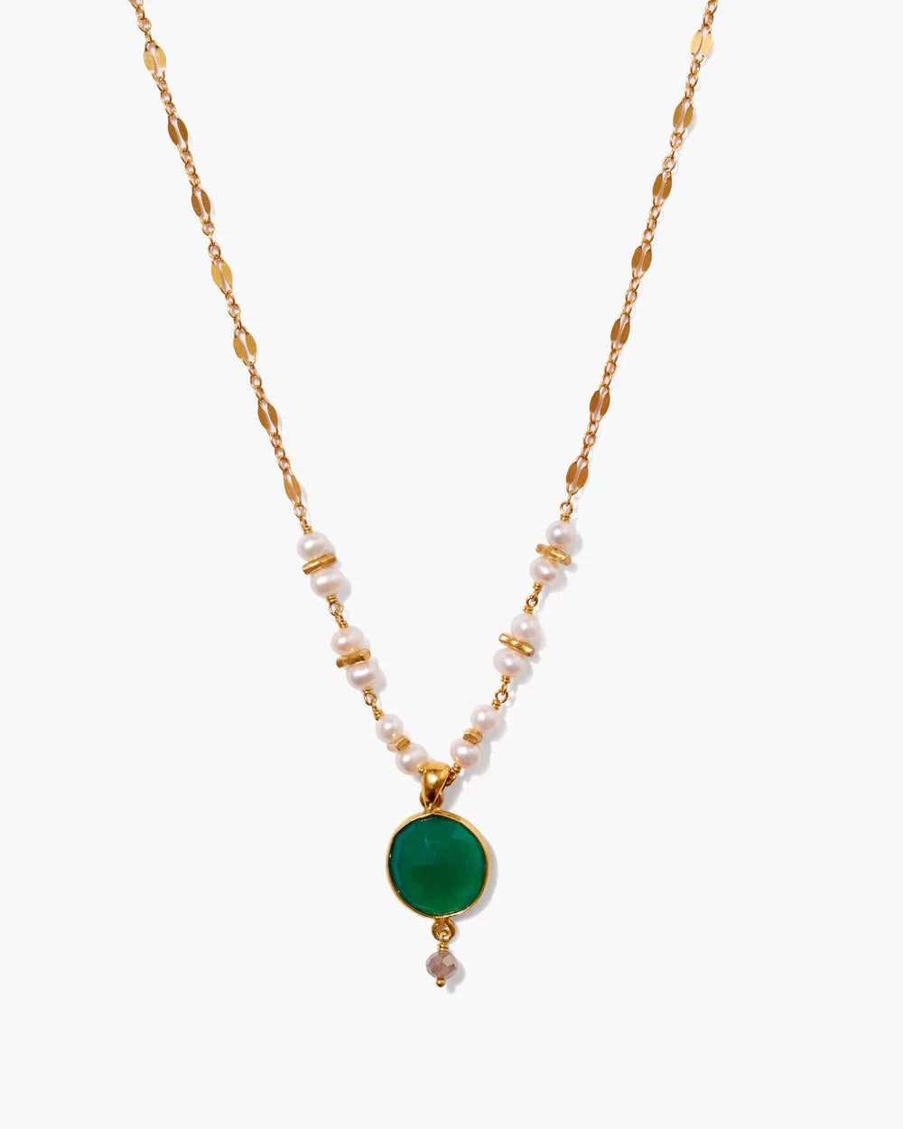 Aventurine Mix and Pearl Penina Necklace