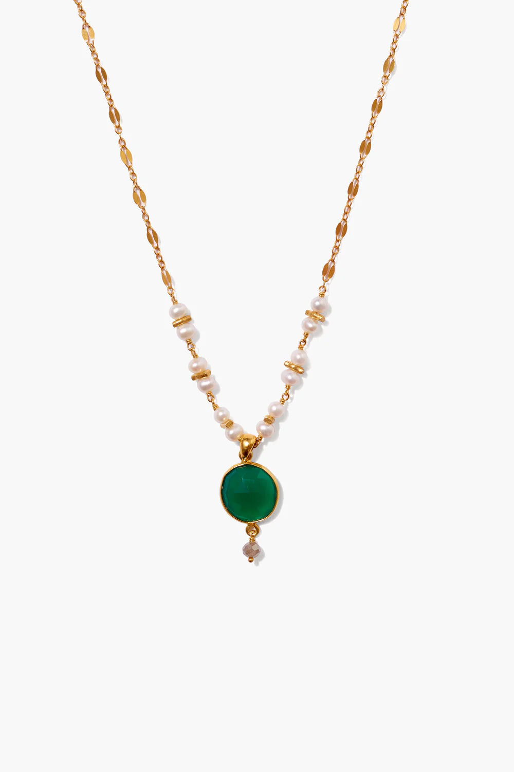 Aventurine Mix and Pearl Penina Necklace