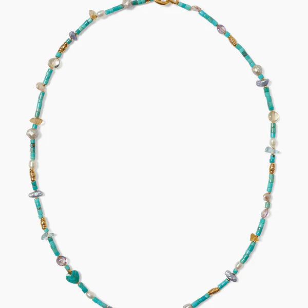 Voyager Toggle Turquoise Mix Necklace