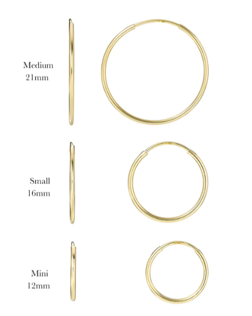 Small Thread Hoop (single)