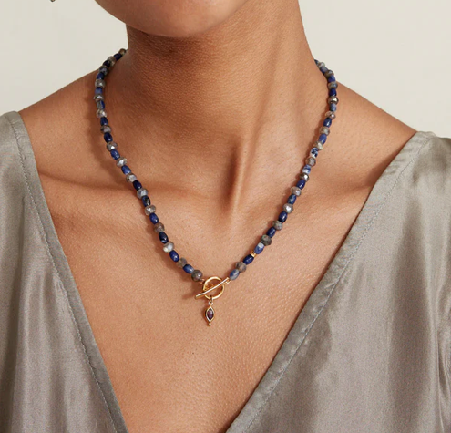 Indira Toggle Sodalite Necklace