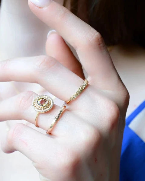Duke Champagne Diamond Ring