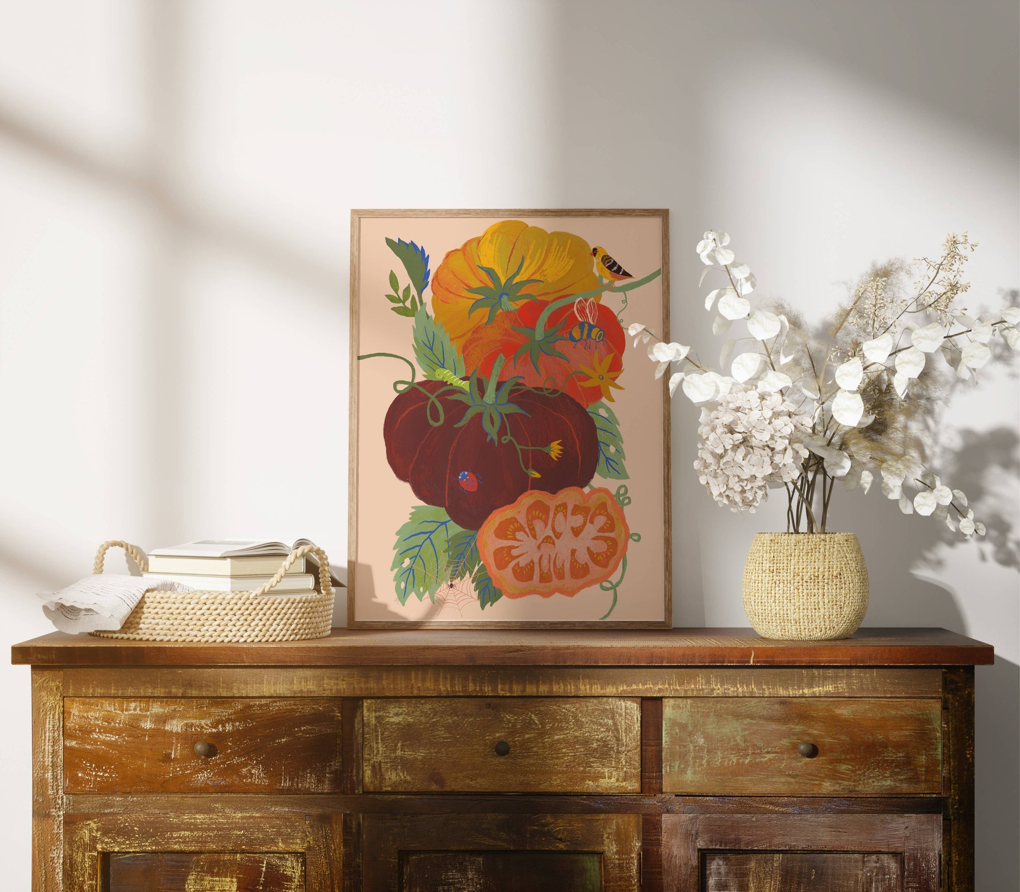 Heirloom Tomato Garden Art Print
