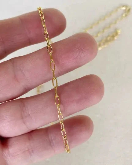 Mini Paperclip Necklace-Charmbar