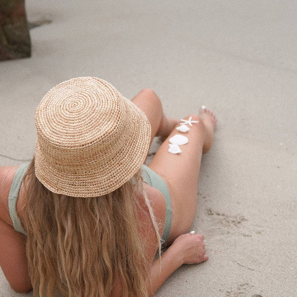 Isla - Raffia Bucket Hat