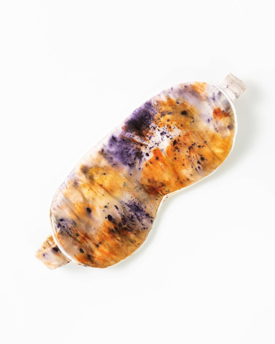 Abstract Botanically Dyed Silk Sleep Mask