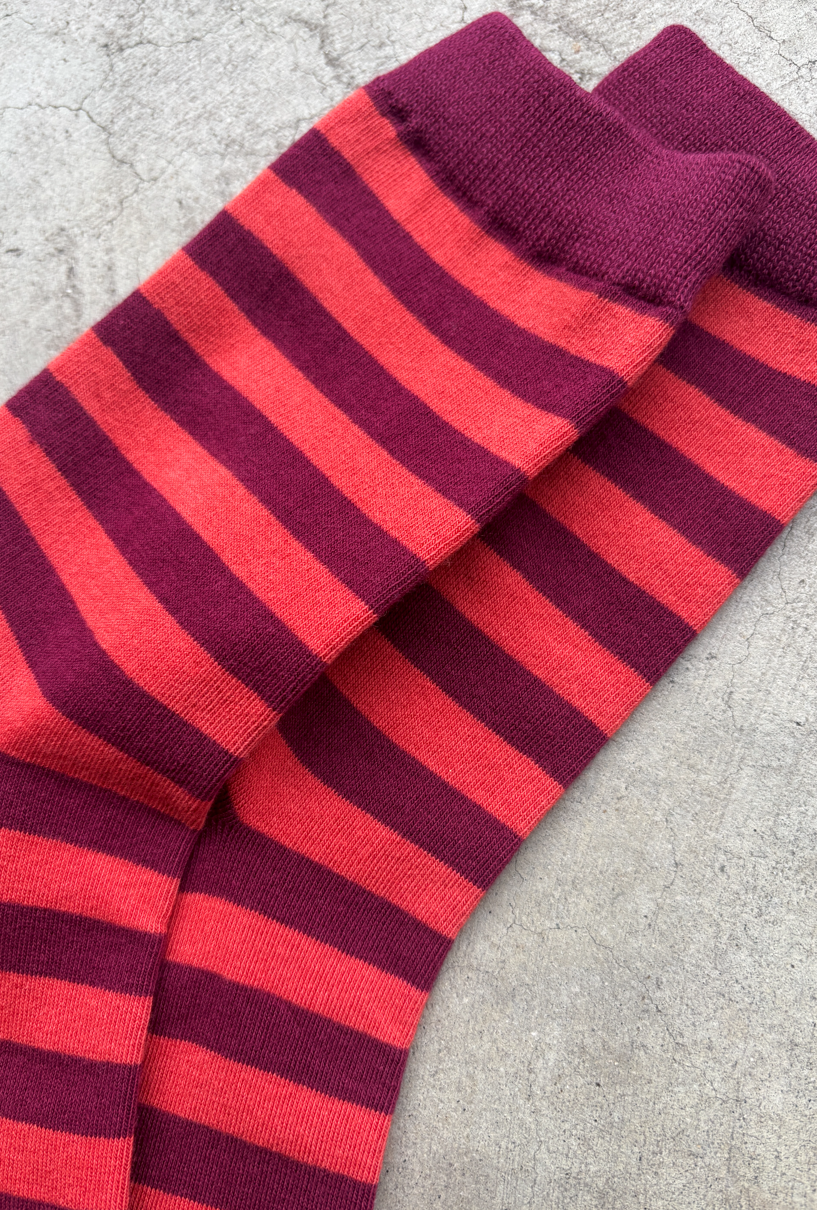 Vintage Stripe Cotton Blend Socks