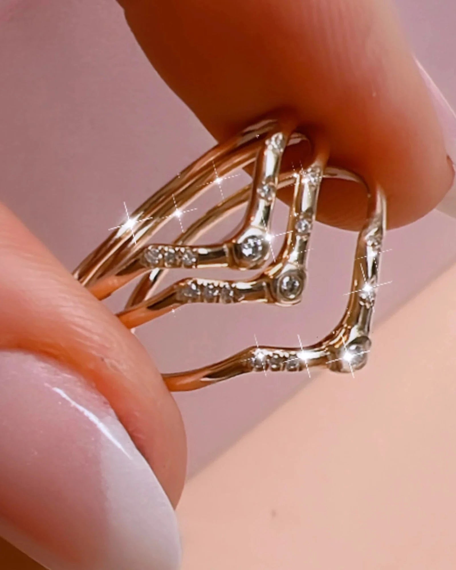 Diamond Mod Arc Ring