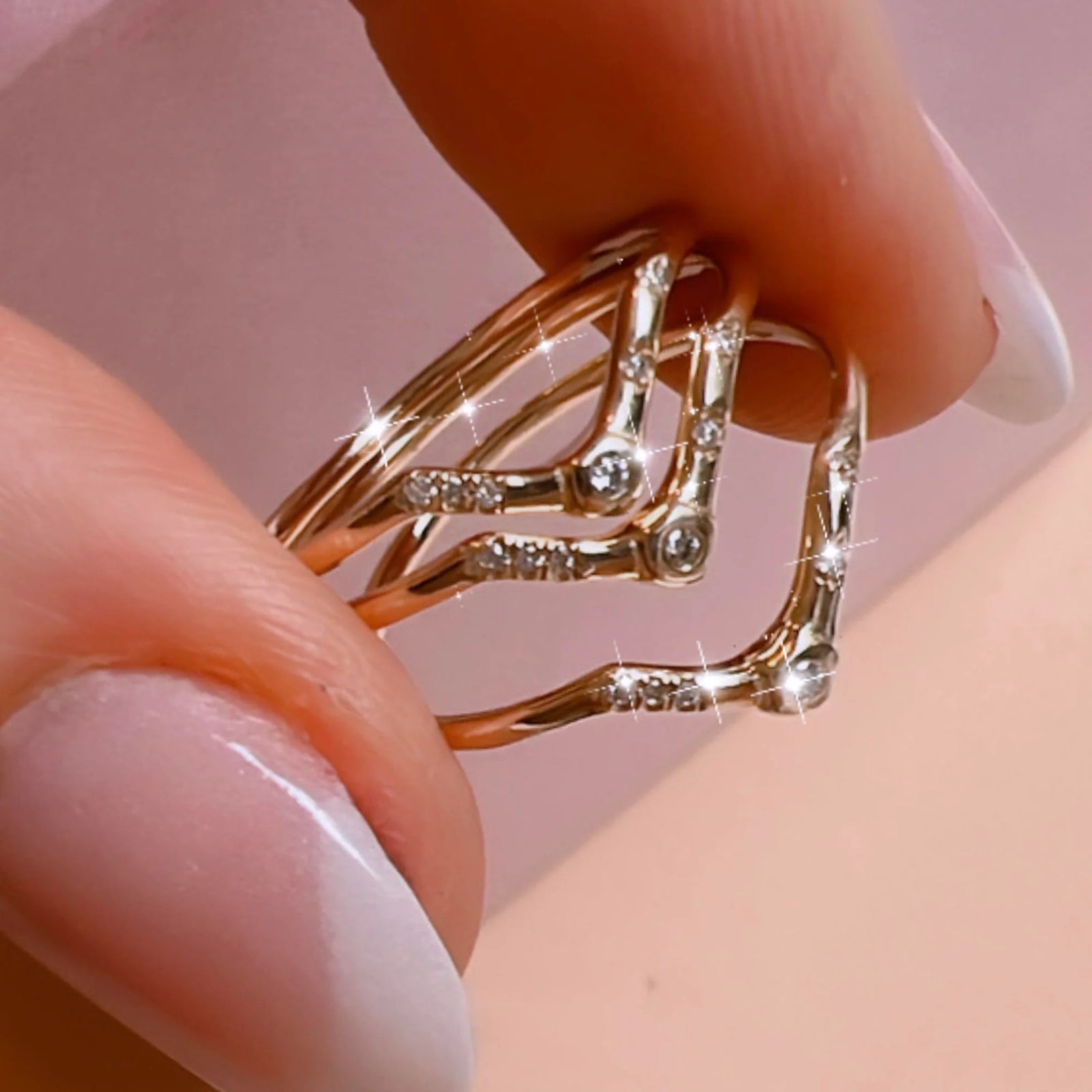 Diamond Mod Arc Ring
