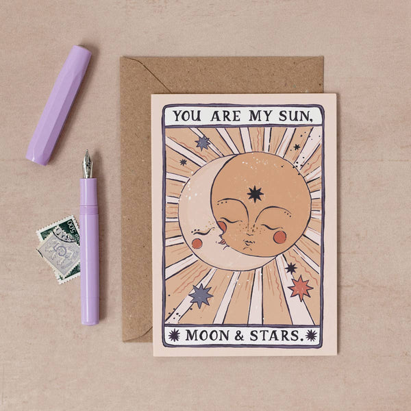 Sun, Moon & Stars Card