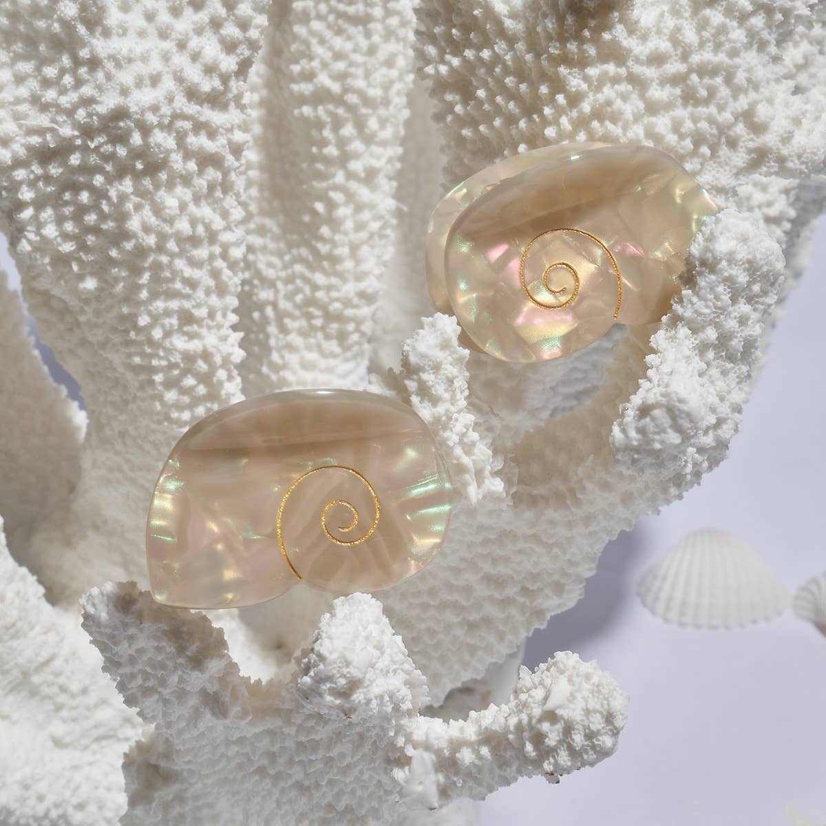 Siren Claw - Sea Shell Acetate Mermaid Hair Clip