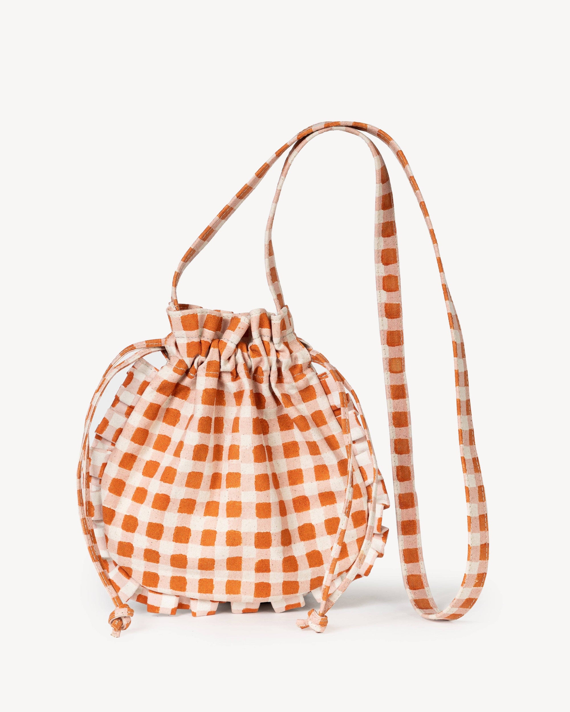 Momo Crossbody Bag - Harvest Gold Gingham