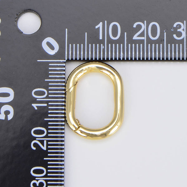 Oval 20mm Spring Ring Charm Holder