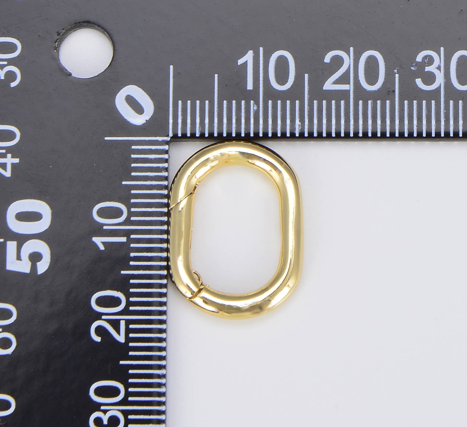 Oval 20mm Spring Ring Charm Holder